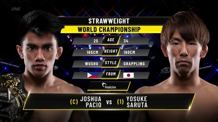 Joshua Pacio vs. Yosuke Saruta III | ONE Championship Full FIght