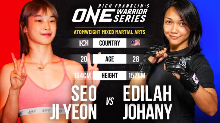 Seo Ji Yeon vs. Edilah Johany | ONE Warrior Series Full Fight