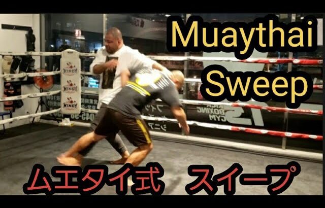 ムエタイ式のスイープ Muaythai Sweep