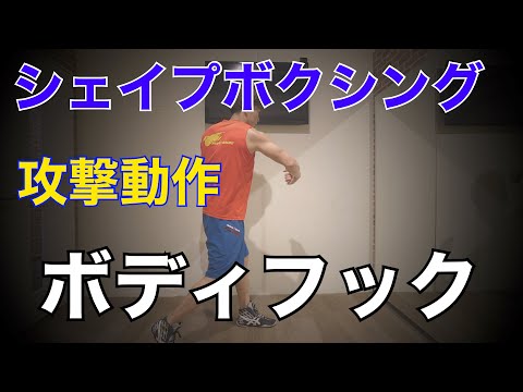 ボディフックの打ち方 攻撃動作 シェイプボクシング