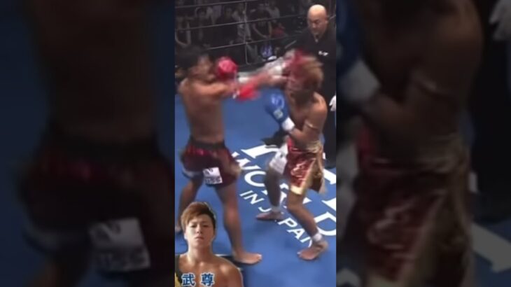 武尊 VS 大雅 「武尊のバックブロー」#shorts #k1 #武尊 #格闘技