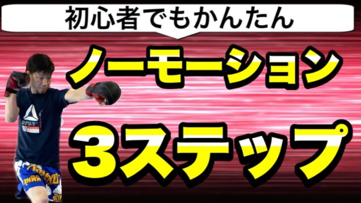 【ボクシング 始め方】最速でノーモーションストレート３ステップ！【キックボクシング 始め方】