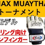 【Fairtex】岡山のムエタイトーナメントでも使用されたFGV17スーパースパーリンググローブをレビュー