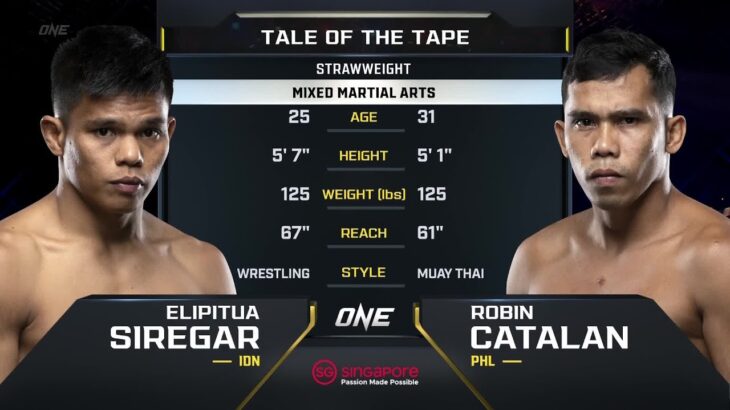 Elipitua Siregar vs. Robin Catalan | ONE Championship Full Fight