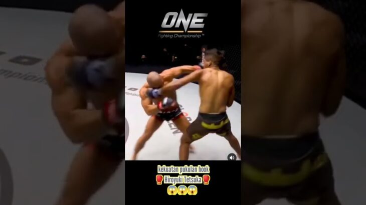 kekuatan pukulan hook Hiroyuki tetsuka 🔥🥊🥊🔥 #shorts | #onechampionship | #hiroyuki