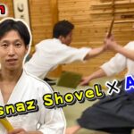 Aikido master used a “Systema” shovel to mix it with Aikido techniques