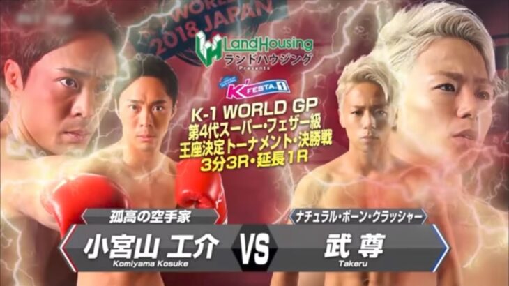 K1 WORLD GP 王座決定戦　武尊　対　小宮山工介