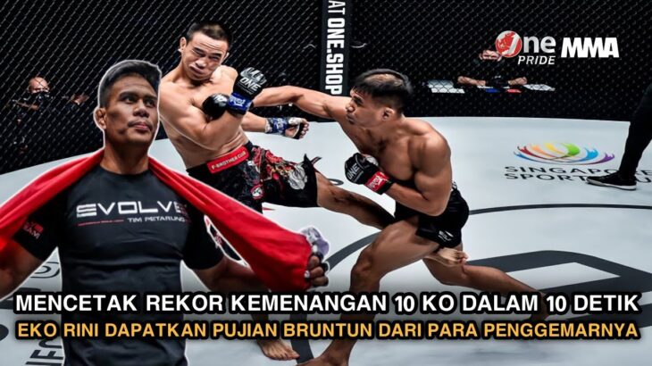 Petarung ONE Championship, Eko Roni tampil sempurna dalam laga terakhirnya di ONE: BATTLEGROUND II