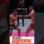 Crazy Elbow Knockout Saved by Referee #One #muaythai #kickboxing #mma #shorts