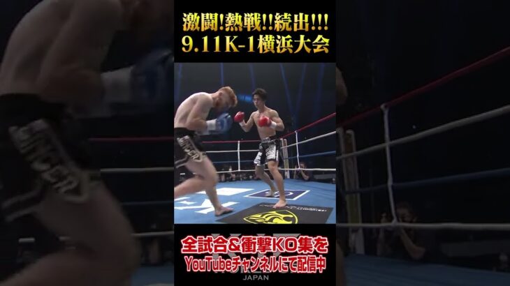 9.11 K-1横浜 衝撃KO集！ #Shorts