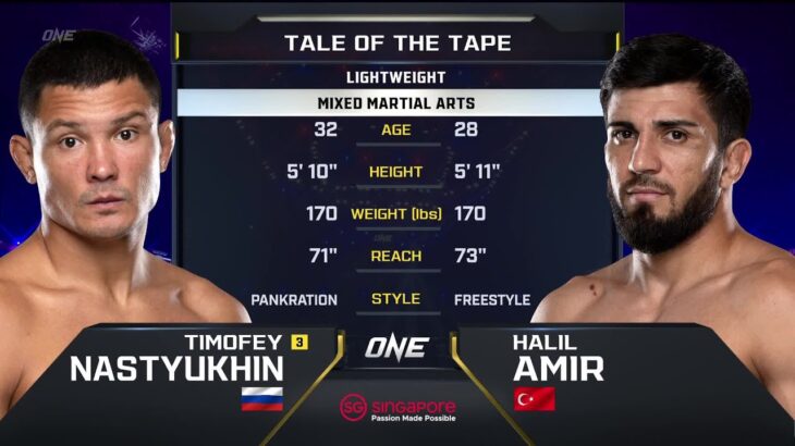 Timofey Nastyukhin vs. Halil Amir | ONE Championship Full Fight