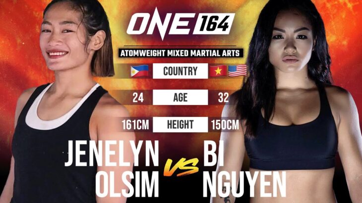 Women’s MMA Thriller 🤯 Jenelyn Olsim vs. Bi Nguyen Full Fight