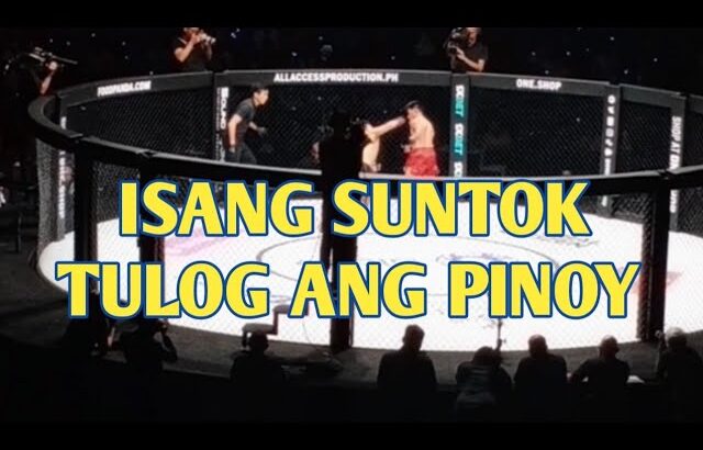 SUBRA LAKAS NG KAMAO | MMA ONE CHAMPIONSHIP