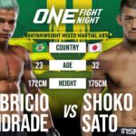 Fabricio Andrade vs. Shoko Sato | Full Fight Replay