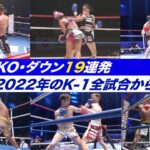 【K-1厳選KO動画集】パンチKO・ダウン19連発！2022年のK-1全試合からパンチによるKO・ダウンシーンをピックアップ！【K-1 AWARDS 2022特別企画】