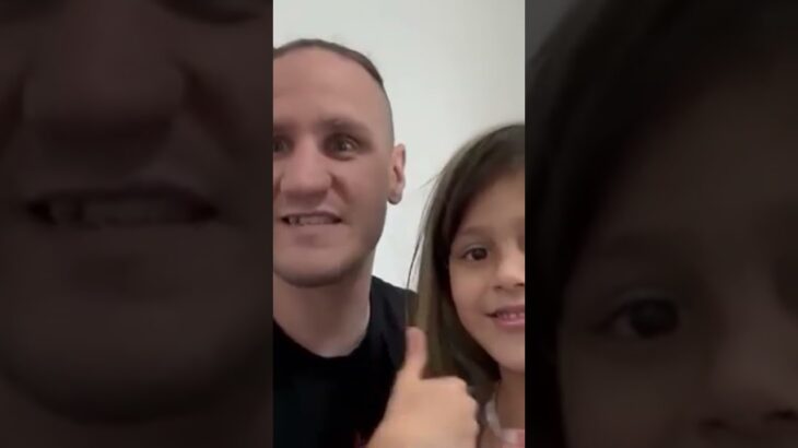 Cute his daughter 😆😆😆 message from will chope! #mma #kickboxing #格闘技 #キックボクシング #UFCファイター