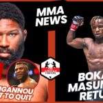 MMA NEWS: Curtis Blaydes Supports Francis Ngannou UFC Exit |  Bokang Masunyane ONE FC Return