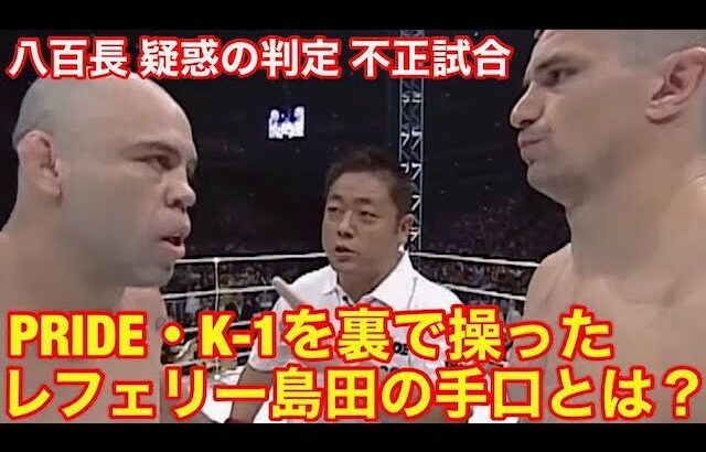 【PRIDEとK-1の八百長/不正試合】裏で操ったレフリー島田裕二の手口とは？　　#プロレス　#格闘技　#RIZIN    #アントニオ猪木