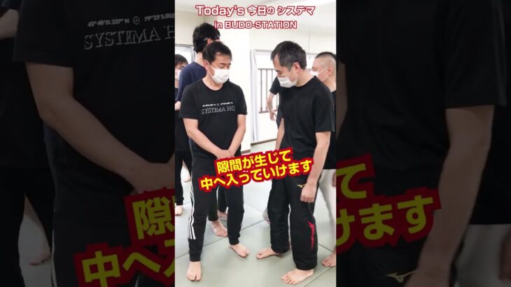 システマ in BUDO STATION 泳ぐような柔らかい動きが ストライク にも受けにも通じる