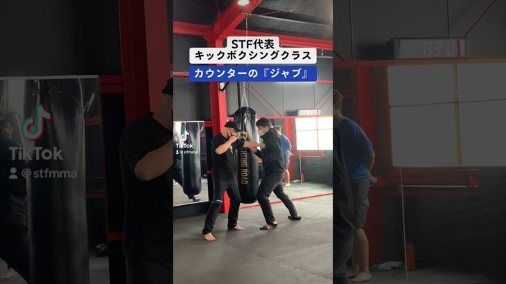 🌟STF代表キックボクシングクラス 🥊カウンターの『ジャブ』