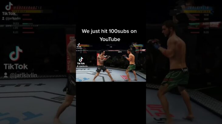 We just hit 100 subs #JarlKivlin #ufc4 #mma #fighting #onechampionship #ufc