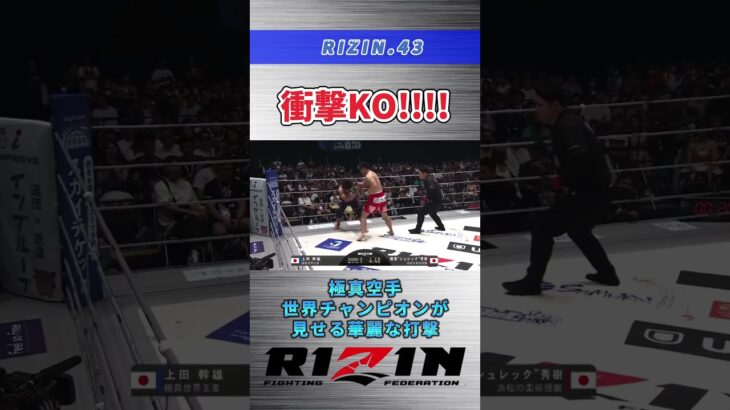 【RIZIN.43】極真空手の世界チャンピオンの打撃がYAVAY。#rizin #rizin43
