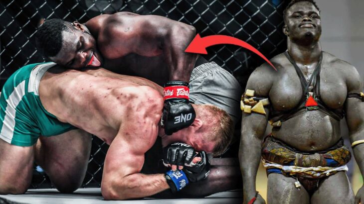 This Senegalese Wrestler Is Terrorizing Opponents In MMA 😵