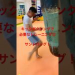 [キックボクシング　格闘技　トレーニング] キックボクシングで必要なトレーニング② サンドバッグ！　#キックボクシング #格闘技 #トレーニング