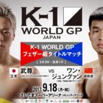 【キックボクシング名勝負】武尊 vs ワン・ジュングァン K -1 WORLD GP フェザー級タイトルマッチ/2017年9月18日