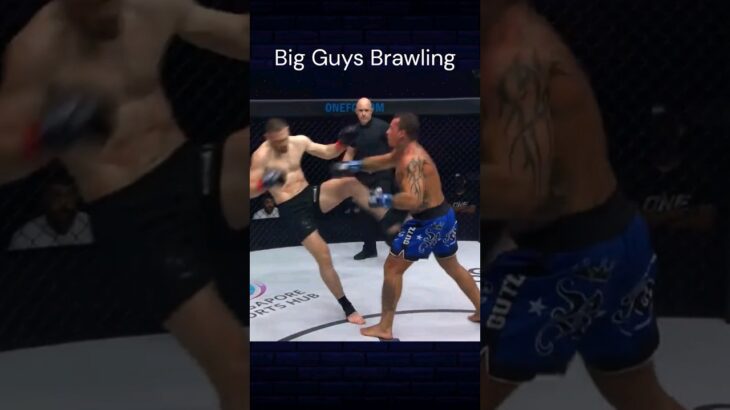 Big Men Battle For TKO #highlights #onechampionship #highlights #mma #clips #shorts #short #fight