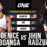 Women’s MMA Firefight 🔥 Denice Zamboanga vs. Jihin Radzuan