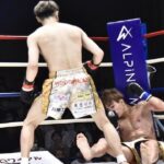 【KNOCK OUT】栗秋祥梧、K 1玖村修平を一撃KO！豪快フックが炸裂