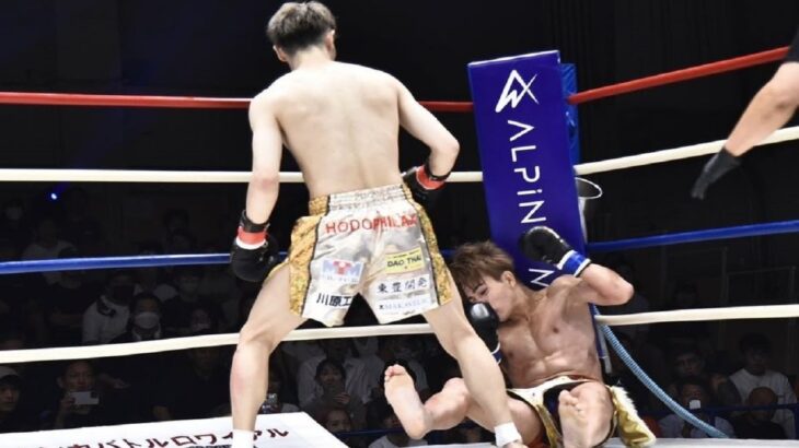 【KNOCK OUT】栗秋祥梧、K 1玖村修平を一撃KO！豪快フックが炸裂