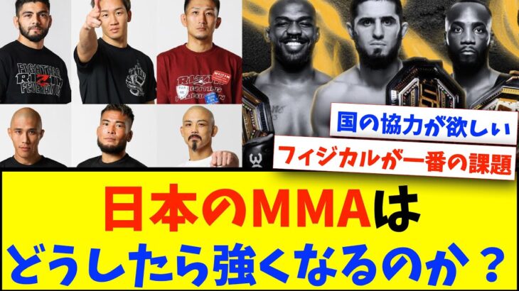 日本のMMAが世界に追いつくにはどうしたらいいのか？【2ch 格闘技反応】【2ch 5ch】