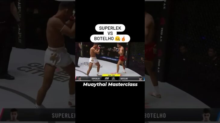 Superlek v Botelho 🤐🔥 #superlek #botelho #muaythai #fight #mma #ufc #onechampionship #viral #fyp