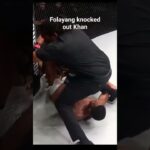 Folayang knocked out Khan in there MMA match at one championship #shortvideo #youtubeshorts