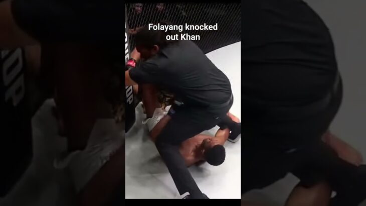 Folayang knocked out Khan in there MMA match at one championship #shortvideo #youtubeshorts