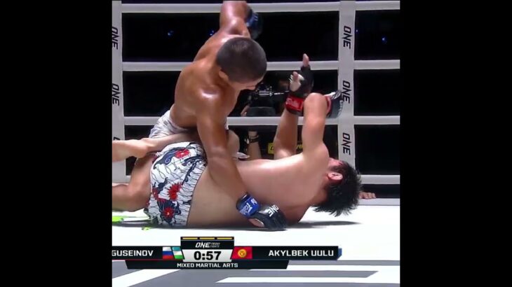 Ilimbek Akylbek Uulu dominating in his ONE Championship debut