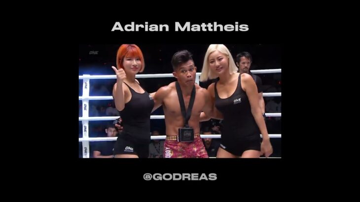 Adrian Mattheis go in style #onechampionship  #mma  #boxing  #shorts