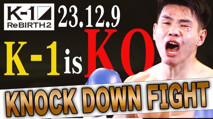 衝撃KOノックダウン22連発！【全KO･ダウン集】 KNOCK DOWN FIGHT /23.12.9「K-1 ReBIRTH2」