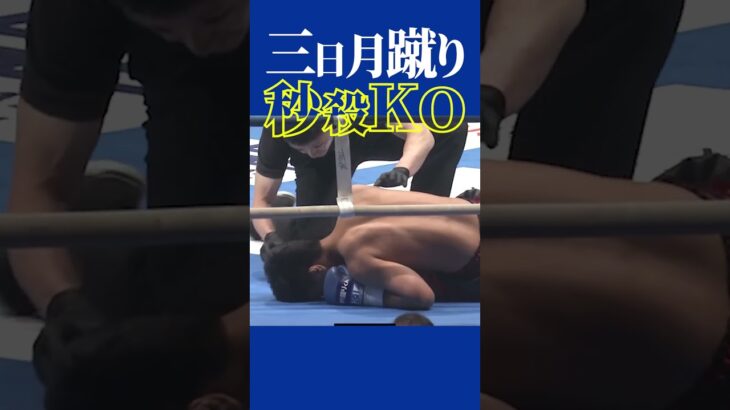 【秒殺KO】与座優貴vsエークモンコン#k1 #格闘技 #koシーン#秒殺#一撃ko