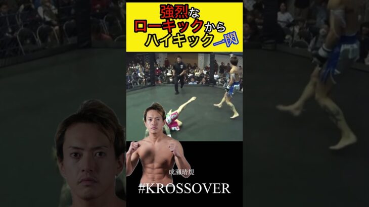 【ハイキック一閃！！】 #krossover #格闘技 #ko集 #kickboxing #キックボクシング #muaithay