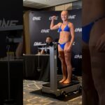 Martyna Kierczynska makes weight for ONE Fight Night 20 #onechampionship