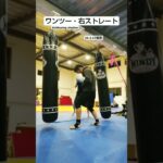 ワンツー・右ストレート  kickboxing shadow  #格闘技  #mma  #ムエタイ  #スポーツ  #本庄道場  #shorts