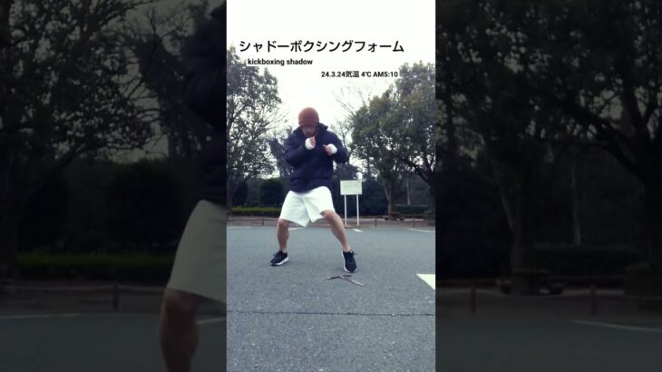 シャドーボクシングフォーム  kickboxing shadow  #格闘技  #mma  #ムエタイ  #スポーツ  #shorts