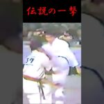 刃牙の左ハイ! 山崎照朝ムエタイ王者を秒殺葬!!! #範馬刃牙 #力石徹 #空手 #kyokushin #shorts #fight  #格闘技 #karate