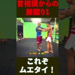 首相撲からの膝その1 #ムエタイ