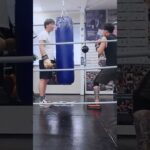他格闘技、ボクシング未経験の入会から3ケ月ボクシング初心者20代男性にサンドバッグ打ちでのコンビネーションパンチの練習方法を解説