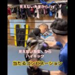 当たるコンビネーションキック🎯小技シリーズ🥊キックコンボ🦵 #キックボクシング #50代 #格闘技 #ハイキック #コンビネーション #ミドルキック