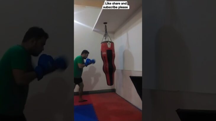 Home boxing gym #boxing#mmafighter#onechampionship#ufc#gymmotivation#boxer#kickboxing#mma#gym#karate